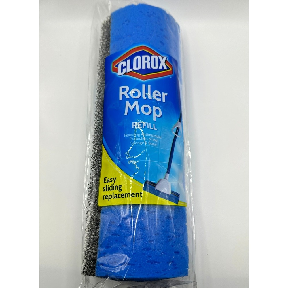Clorox Scrub Action Roller Mop Refill with Scrubber Strip BRAND NEW SEALED